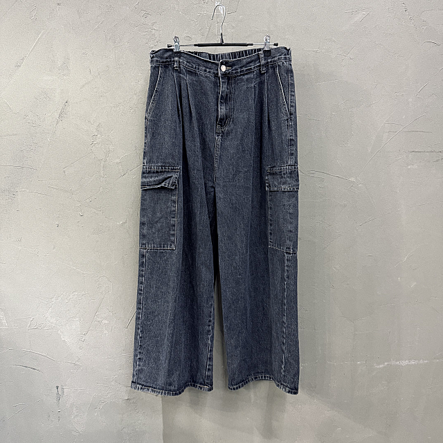 2XL 카고 데님 와이드팬츠 : 네이버 블로그